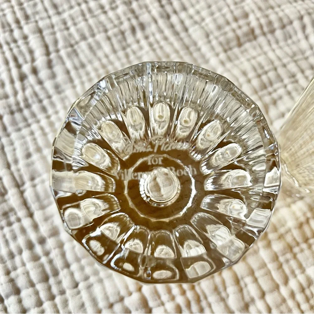 Paloma Picasso x Villeroy & Boch | Fluted Glass Crystal Tapered Candlesticks